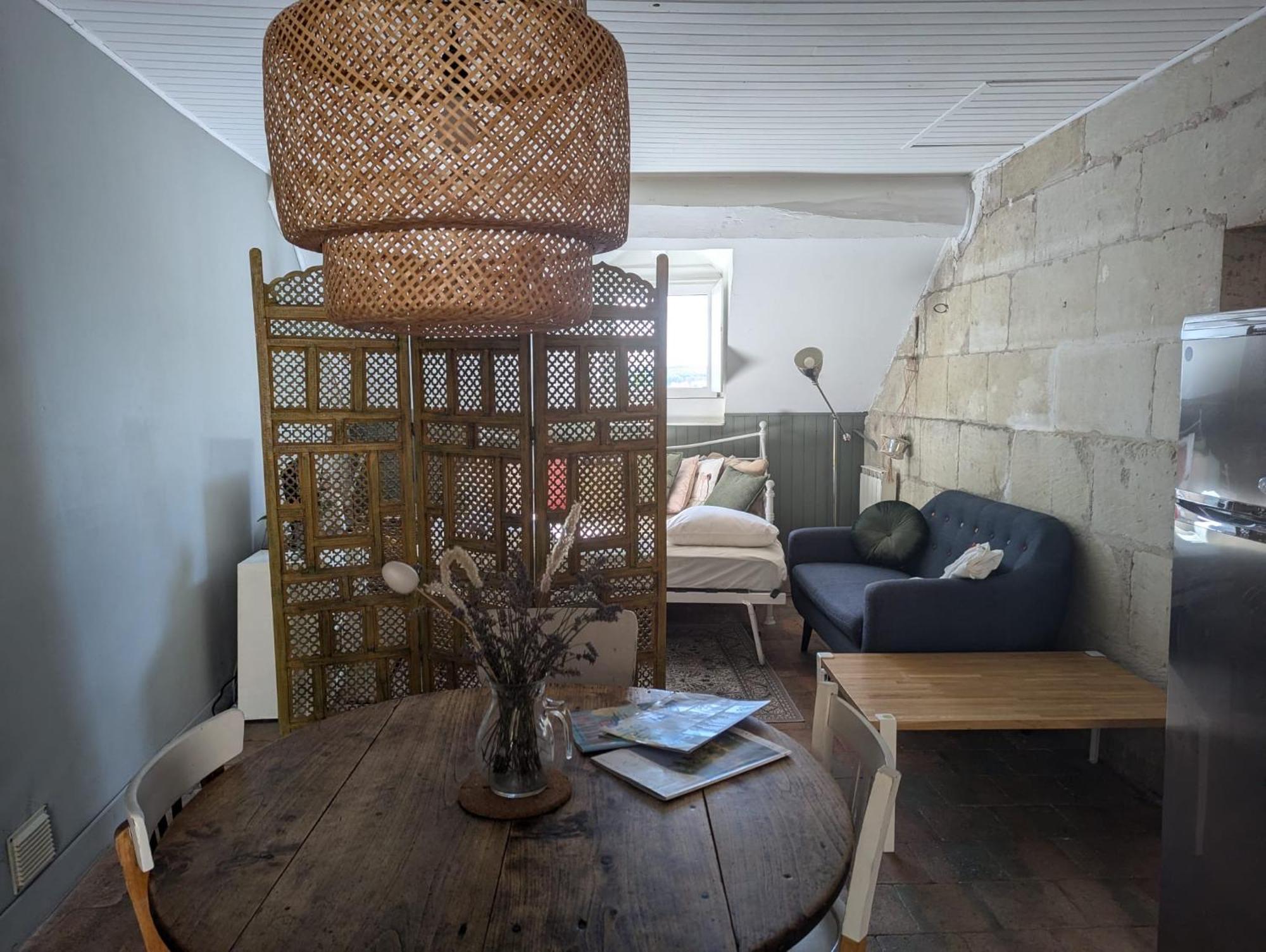 Appartement Des Hirondelles , Au Pied Du Chateau 시농 외부 사진